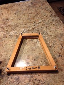 Vintage Cross Court Wood Tennis Racquet Press