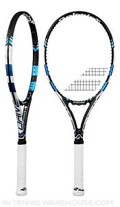 Babolat Tennis Racket PURE DRIVE + PLUS PERFECT CONDITION with cover 4 1/2 grip
