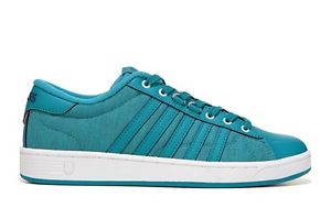 K-Swiss Hoke Heather CMF Memory Foam Women's Shoes Size 7 M Teal Green / White