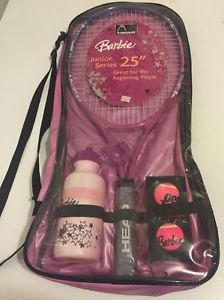 NEW Head "BARBIE" Girls Set Jr. Prestrung Tennis Racquet 25" Bag Balls Bottle