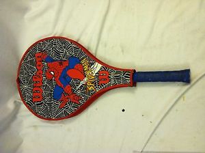 Vintage 1996 Marvel Spiderman Wilson Oversized Tennis Racquet 4"