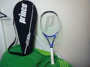 Prince Cloud Triple Threat OS 800PL Tennis Racquet<>Grip 4 1/4>4 3/8"<>W/ Cover
