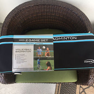 Halex Select 2 Game Combination Set Complete Volleyball / Badminton Set