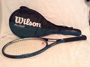 Wilson Pro Staff 6.0 PWS Dual Taper Beam 95" 4 1/2 Tennis Racket Racquet w/Case