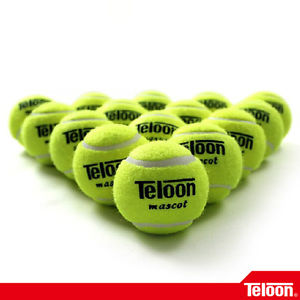 TELOON - 12 Pcs 801 Teloon Mascot Tennis Balls for Tranning and Practice Tennis