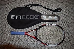 Wilson NCode N5 Force Oversize 110 Head Size Tennis Racquet 4.1/2 Grip w/Cover