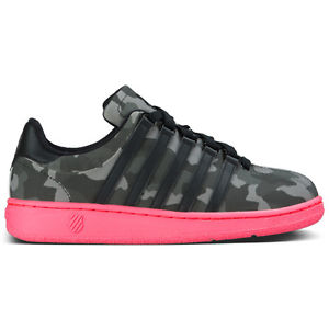 K-Swiss Classic VN Camo Glam Women's Shoes Size 7 M Gray Camouflage / Pink Sole