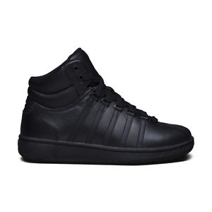 K-Swiss Classic VN Mid Women's Shoes Size 7 M Black / Black Tennis Shoes New