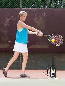 220V Hit Zone Deluxe Tennis Air Tee! Ball Floats In Mid-Air! Great Training Aid!