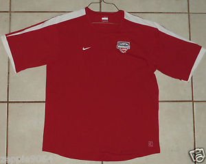 MEN'S  USTA JR. TEAM TENNIS NIKE DRY FIT SCREEN PRINT  SHIRT SMALL S