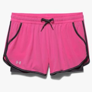 Under Armour Heatgear Rally 2X Short De Mujer fucsia 1264153