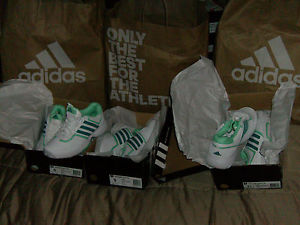Adidas Barricade Court 2 Women's Tennis Shoes Sneakers - white/green - Reg $90