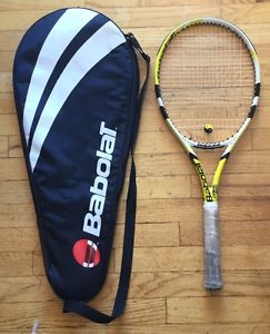 Babolat C-Drive 102 Tennis Racket Racquet Yellow 4-1/4" Grip Used 265g 345mm