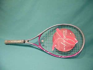 WILSON HOPE TENNIS RAQUET RACKET "Breast Cancer Hope Ribbon" SERIES 4 3/8