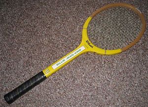 VINTAGE WILSON STRATA BOW BILLIE JEAN KING TOPSPIN TENNIS RACQUET BELGIUM