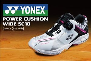 New 2016 Yonex Japan Badminton Shoes Ladies POWER CUSHION WIDE SC10 SHBSC10W