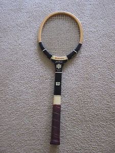 VINTAGE WILSON JACK KRAMER PRO MODEL SPEED FLEX FIBRE FACE TENNIS RACQUET - WOOD