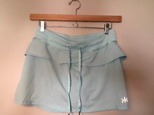 Kydon Sports Tennis Skirt Skort Woman's Size 6 Aqua Zip Pocket