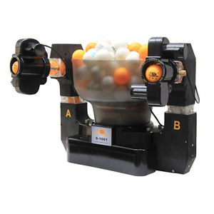 Double-end Ping Pong/Table Tennis Robots Ball Machines Automatic Ball Machine
