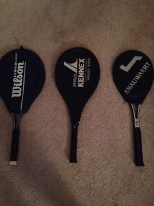 Lot Of 3 Tennis Rackets (ALL IN GOOD CONDITION, MINIMAL WEAR, WELL STRUNG)