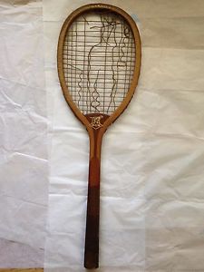 Vintage D and M Tennis Racket Harvard