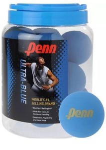 NEW! Penn Ultra-Blue Racquetballs! Value Pack 12 Jug Head Blue