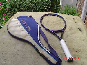 Donnay WST Cobalt Graphite Power Tennis Racquet w Full Cover  4 1/2" Grip