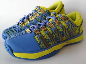 K-Swiss Tennis Hypercourt 50th Women's Shoes Size 7 M Blue Yellow Gold New Pair