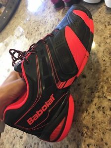 Babolat Men's Tennis Shoes - New - Size 11.5 Black/Red