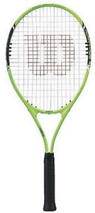 New Wilson Oval Advantange Adult Tennis Racket, Multicolor /Green, Free Shipping