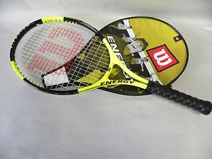 Wilson Titanium Soft Shock Energy Tennis Racquet Racket 4 1/4" With Cover (A10)