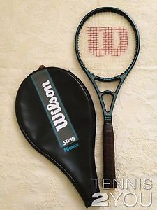 Wilson Sting Graphite Tennis Racket- Grip 4 1/2- Vintage Old School Cool!