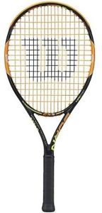 New Wilson Yellow/Black WRT533200 BURN 26S Jounior Tennis Racquet, Free Shipping
