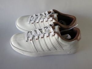 K-Swiss Court Pro II 2 SP Metallic Women's Sport Shoes Size 7 M White Copper New