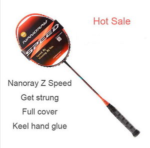 NanoRay Z Speed Badminton Racket  ZSP Carbon Racket with string Carry bag 23lbs