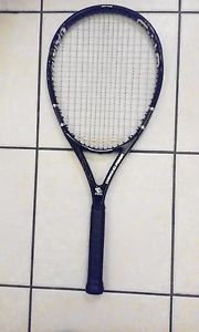 GAMMA C-4.0  MIDPLUS DIAMOND FIBER TENNIS RACQUET w/ HYBRID STRING GRIP: 4 3/8 "