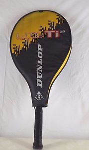 Dunlop Lite Ti25 Titanium Alloy Tennis Racket w/Yellow & Black Cover