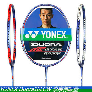 yonexx badminton racket full carbon DUORA10 (blue red) Offensive Lee Chong Wei