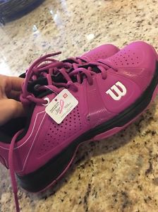 Ladies Wilson Purple New Tennis Shoes size 7