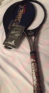 New Pro Kennex POWER ACE 93 Unstrung Tennis Racket 4 1/2 Aluminum Racquet & Case
