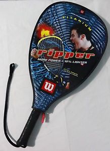 Wilson Ripper Titanium Racquetball / Tennis Racquet With Cover