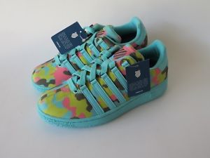 K-Swiss Classic VN Camo Glam Women's Shoes Size 7 M Turquoise Blue Camouflage