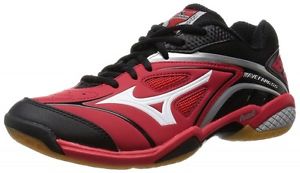 New Mizuno Red,White,Black badminton shoes WAVE FANG SS unisex From Japan