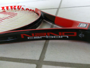 WILSON NANO CARBON ACE TENNIS RACQUET 4 3/8" Grip, 110" Sqi Face