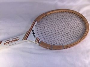 Wilson Jimmy Connors Victory Tennis Racquet Racket 4 3/8" Wood Advanced Beginner