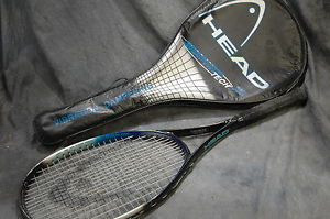 HEAD Graphite Tech XL Oversize Racquet & Cover w/Vibration Dampening 4 1/2" grip