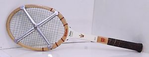 Vintage Jack Kramer Autograph Wood Tennis Racquet w/Zephyr Press Made in USA