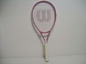 Wilson Hope Adult SizeTennis Racquet / Grip Size 4 1/8" Head Size 113 Pink T-14
