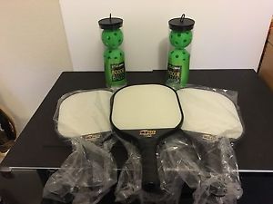 Rally Tyro Pickle ball Set 4 Composite Paddles And Two Sets Of Balls