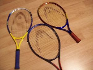 Lot of 3 Head Tennis Racquets